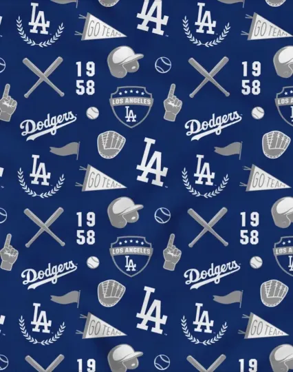 Discover Los Angeles Dodggers Fleece Fleece Blanket, Gift For Baseball Fans