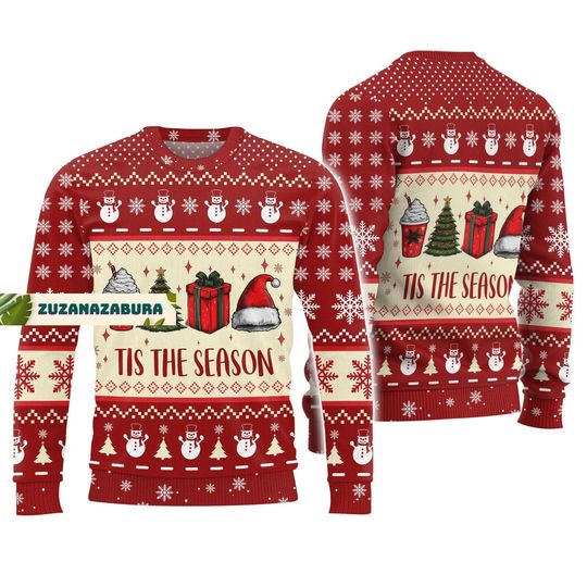 Discover Tis The Season Sweater, Tis The Season Ugly Sweater, Christmas Gift, Tis The Season Christmas Sweater, Sweaters For Men, Xmas Sweater