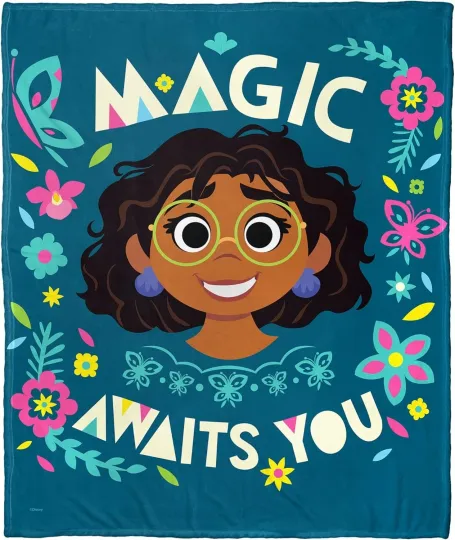 Discover Mirabel Encanto Disney Holiday DisneyFriends  Fleece Blanket