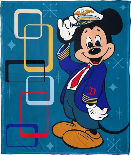 Discover Disney Walt Disney Classics Fly With Me Cozy Fleece Blanket