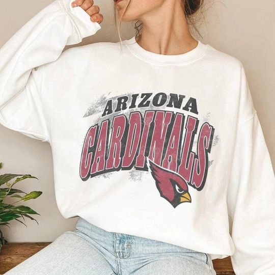 Discover Arizonna Cardinals Sweatshirt - Unisex Vintage Football, Crewneck, Game Day Pullover