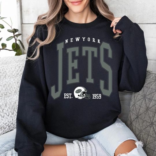 Vintage Football Graphic Sweatshirt, Retro Varsity Style Crewneck
