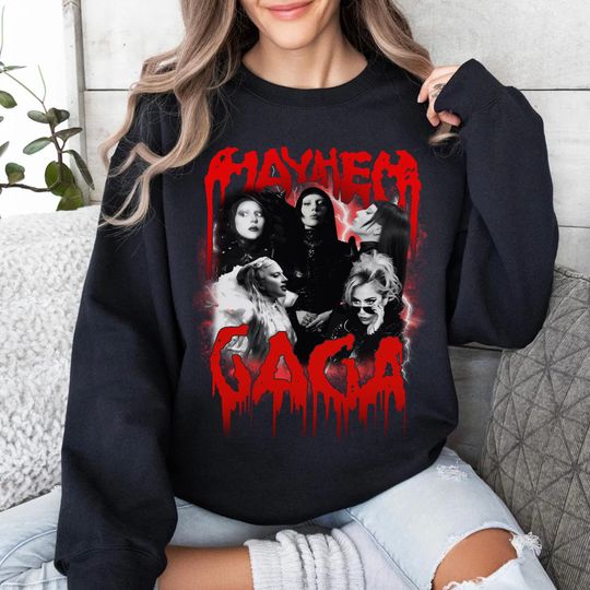 Ld ga MayHem Tour Shirt, Vintage Concert T-Shirt, Oversized Graphic Tee, Pop Star Sweatshirt, Retro Music
