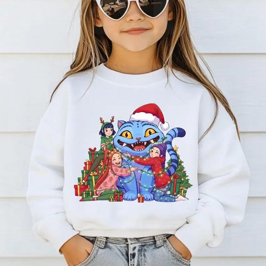 Discover Christmas Kpop Demon Hunters Tiger Sweatshirt, Kpop Huntrix Christmas Sweatshirt, Hunters Hoodie for Adult and Kid, Kpop Movie Fan Gift