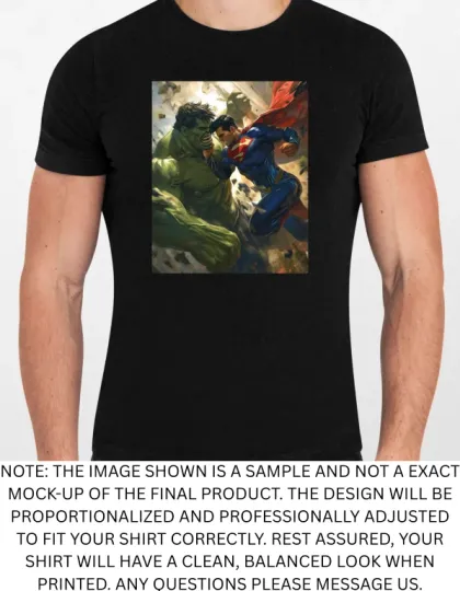 Superheroes Fight Hulk Vs Superman Tshirt