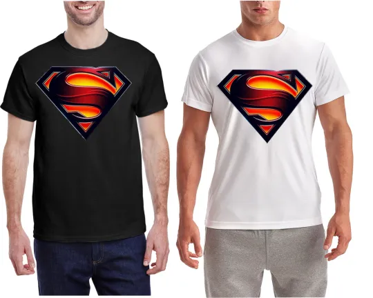 Discover Superman S Logo Print T-Shirt Wicking Tee