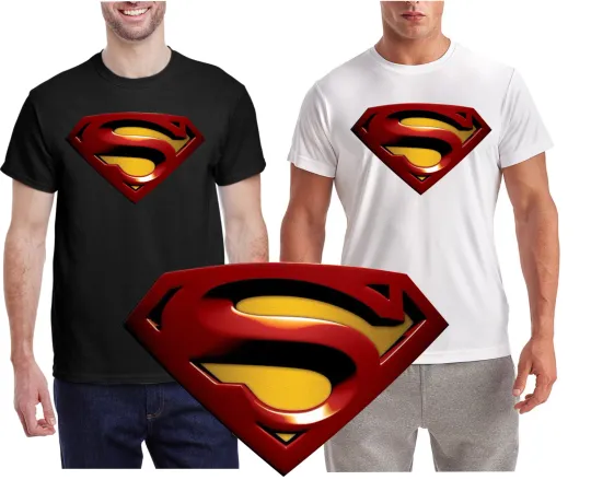 SUPERMAN LOGO MAN OF STEEL T-Shirt