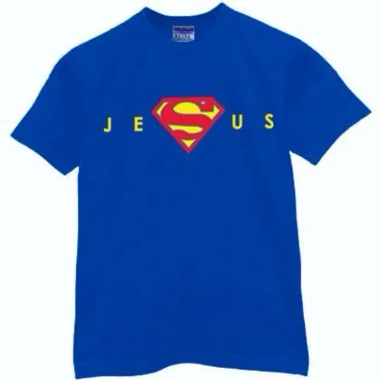 Jesus Superman T Shirt New 2025