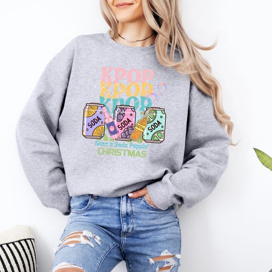 Kpop Demon Hunter Christmas Sweatshirt, Kpop Xmas Sweater,Rumi Mira Zoey Cosplay Jumper,Anime Gift, Cute Winter Top, Holiday Outfit for Fans