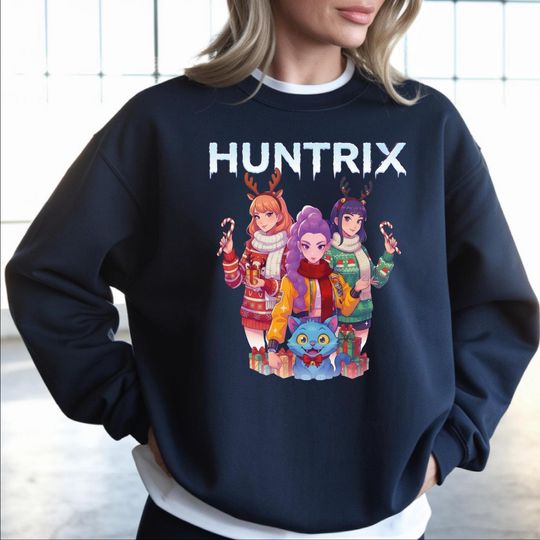 Discover Huntrix Christmas Sweatshirt | K Pop Demon Hunters