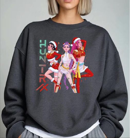 Discover Huntrix Christmas Sweatshirt | K Pop Demon Hunters