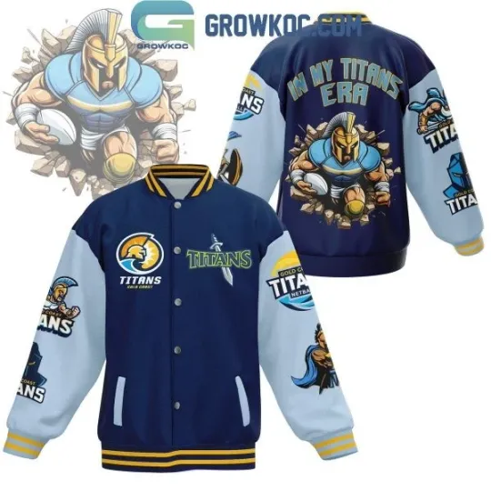 Discover Gold Coast Titans In My Titans Era Fan Baseball Jacket