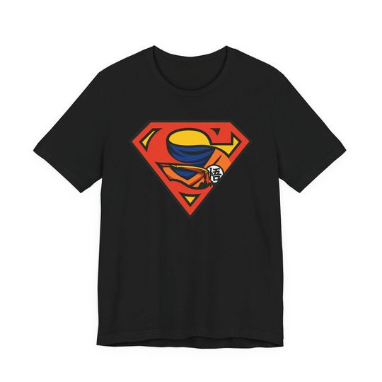 Discover Superhero Inspired Unisex Tee - Dragon ball z Goku, D.C Comics Superman Fusion, Gift For Fan