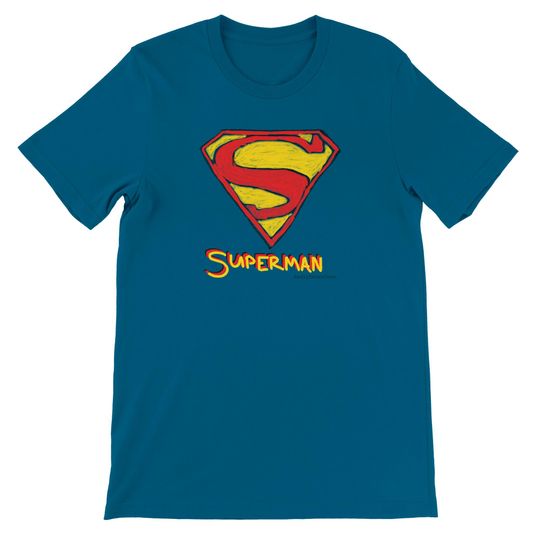 Discover Badly Drawn Superman Logo T-shirt. Unisex, Gift For Fan
