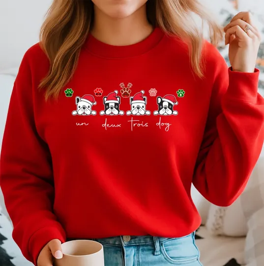 Discover 2025 Christmas Sweatshirt ,Disney family Jumper , Dogs paw