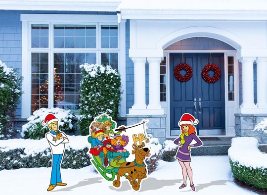 Discover Scooby-Doo Christmas Cutout and Yard Sign