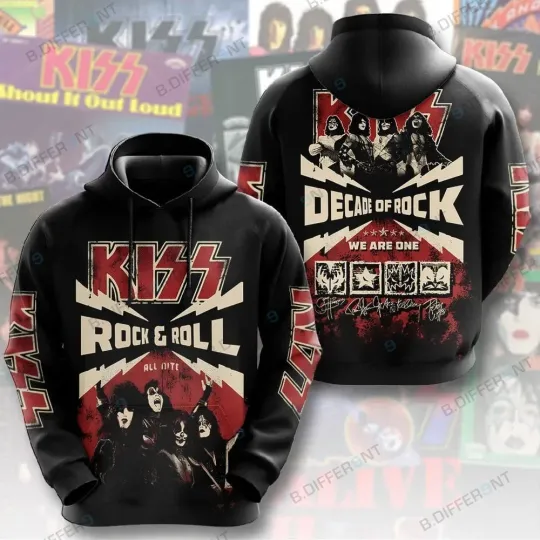 Discover Frehley Decade Of Rock 3D Apparel hoodie 2025
