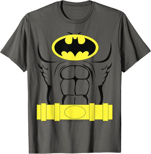 DC Comics Batman Costume Outline T-Shirt, Gift For Fan