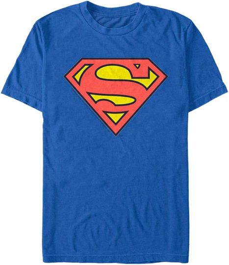 DC Comics Mens Superman Logo T- Shirt, Gift For Fan