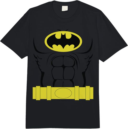 DC Comics Batman Costume Outline  Adult Heavyweight T-shirt, Gift For Fan