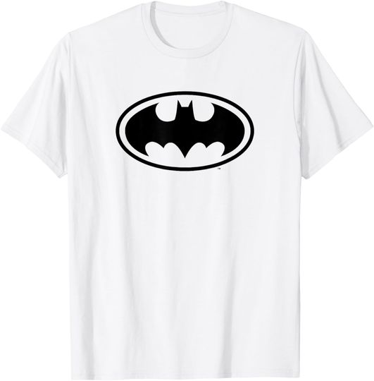 Discover DC Comics Batman Classic Large Black Logo T-Shirt