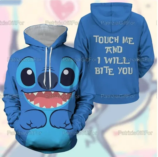 Discover Stitch Face 3D HOODIE The Mother Day Gift US Size Christmas Gift Halloween Gift