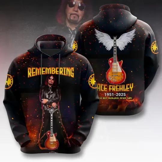 Discover Ace Frehley 3D hoodie