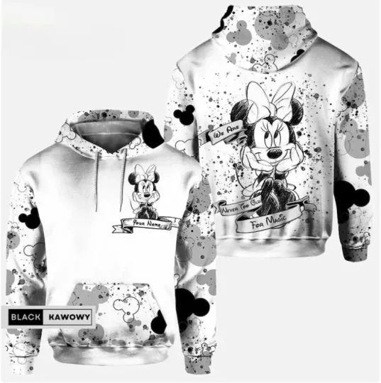 Discover Minnie Womens 3D HOODIE HALLOWEEN GIFT CHRISTMAS GIFT BEST PRICE OVER PRINT