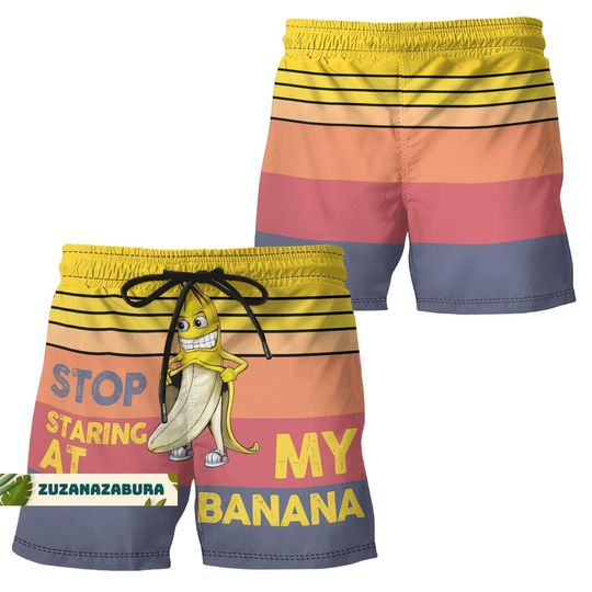 Discover Banana Shorts, Funny Shorts, Banana Shorts For Men, Bike Shorts, Yellow Shorts, Funny Swim Trunks, Men's Clothing