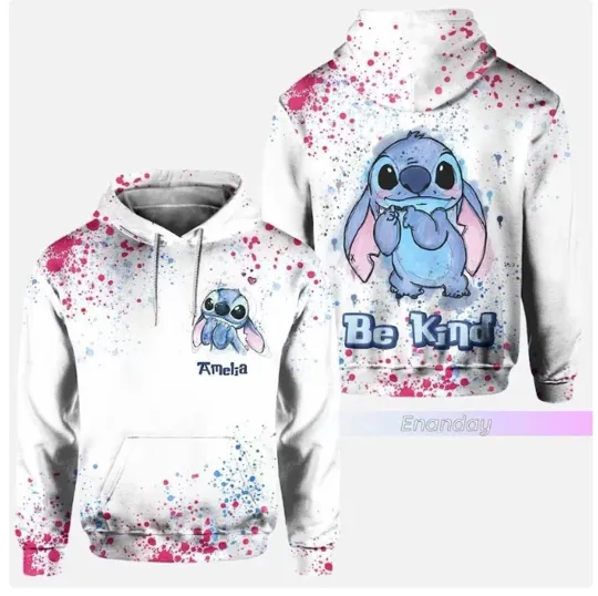 Discover Custom Stitch 3D HOODIE HALLOWEEN GIFT CHRISTMAS GIFT BEST PRICE US SIZE