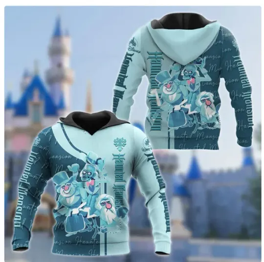 Haunted Mansion 3D HOODIE HALLOWEEN GIFT CHRISTMAS GIFT BEST PRICE OVER PRICE