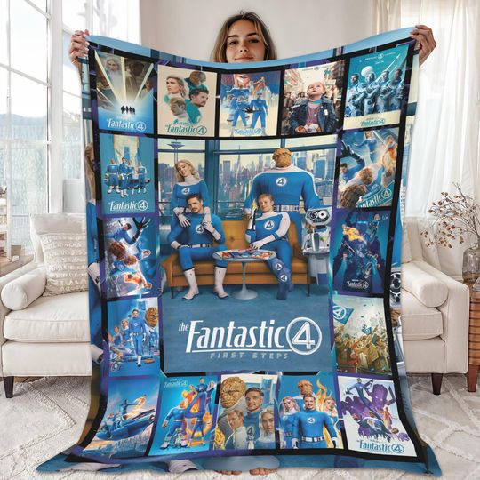 The Fantastic Four First Steps Blanket, The Fantastic Four Blanket