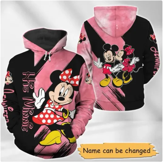 Discover Her Mickey His Minnie GIRL 3D HOODIE HALLOWEEN GIFT BEST PRICE CHRISTMAS GIFT