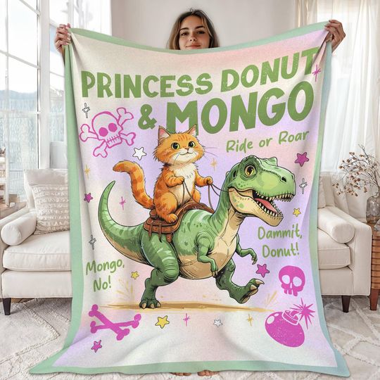 Princess Donut and Mongo Dungeon Crawler Carl Blanket