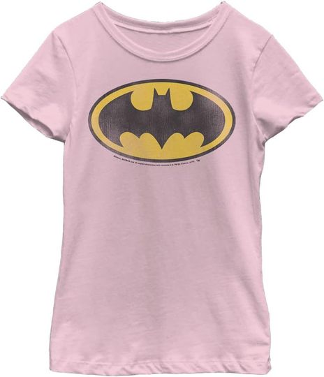DC Comics Unisex-Child Classic Faded Logo T-shirtT-Shirt, Gift For Fan