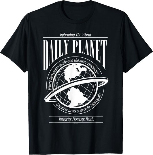 Discover DC Comics Superman Daily Planet Informing The World Logo T-Shirt, Gift For Fan