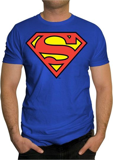 DC Comics Men's Superman Short Sleeve T-Shirt, Gift For Fan