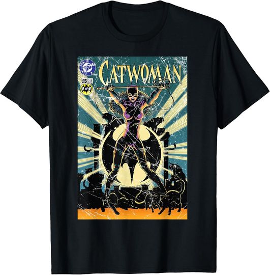 DC Catwoman Cover T-Shirt, Gift For Fan
