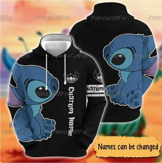 Discover Funny Stitch Shirt 3D HOODIE The Mother Day Gift Christmas Gift Halloween Gift