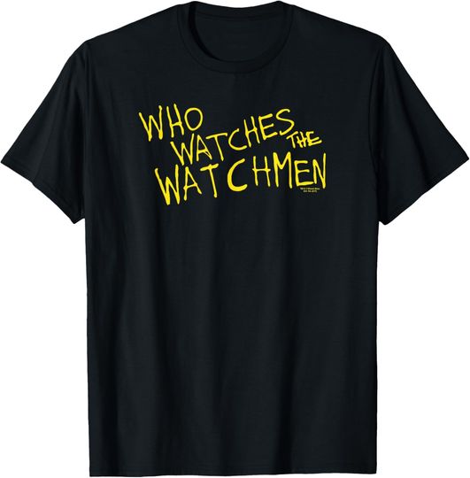 DC Comics Watchmen Who Watches Unisex Adult T-Shirt, Gift For Fan