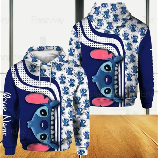 Discover Personalized Stitch 3D HOODIE Halloween Gift Best Price Christmas Gift Us Size