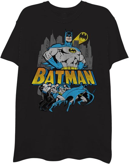 Discover DC Comics Men's Batman Shirt - Robin, Joker - Throwback Classic Super Soft T-Shirt