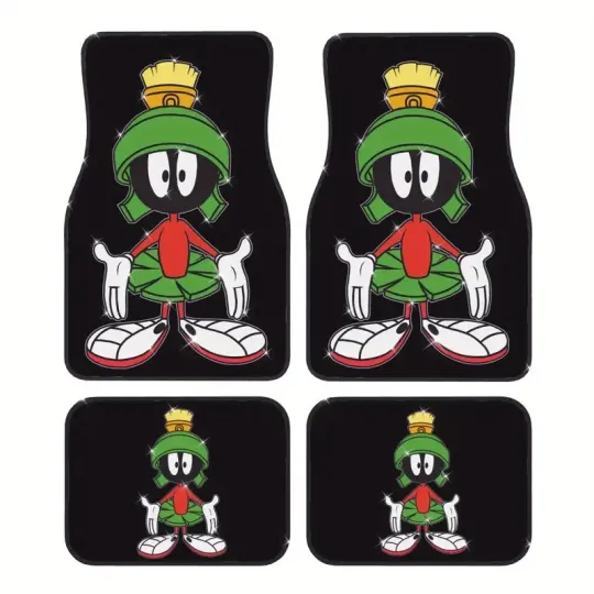 Warner Bros. Looney Tunes Marvin the Martian Car Floor Mats 4-Piece Universal Set