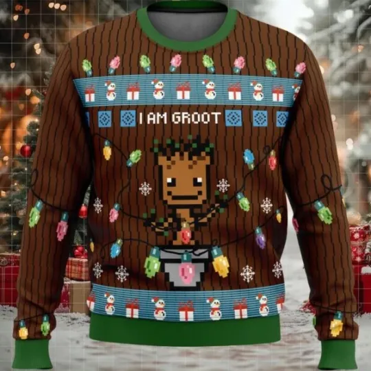 I Am Groot Ugly Christmas Sweater