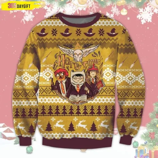 Time Harry Potter Ugly Christmas Sweater- Best Christmas Gifts 2025