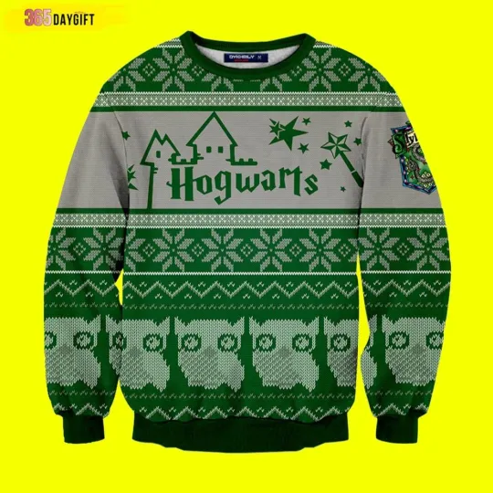Slytherin Harry Potter Ugly Christmas Sweater- Best Christmas Gifts 2025