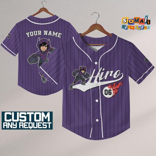 Discover Personalize Disney Big Hero Hiro Fight, Baseball Team, Big Hero Birthday, Gift for Disney Fans