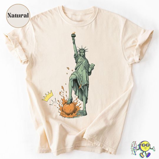 Discover No Kings in America: Statue of Liberty Anti Trump Vintage Protest shirt