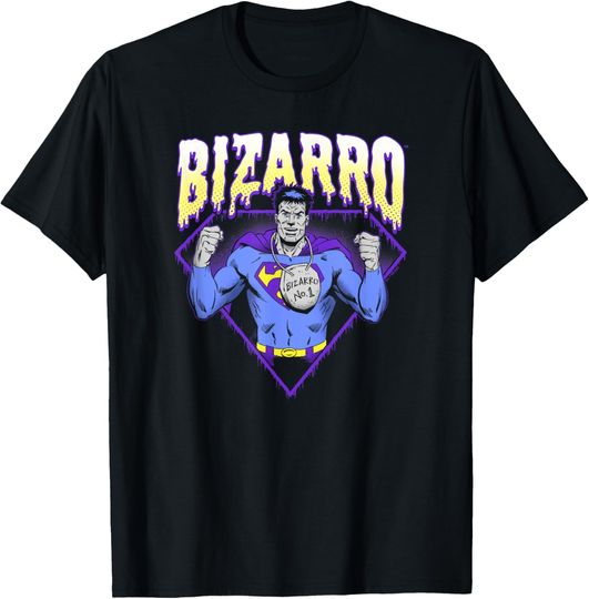 Discover DC Comics Halloween Bizarro Purple Drip T-Shirt