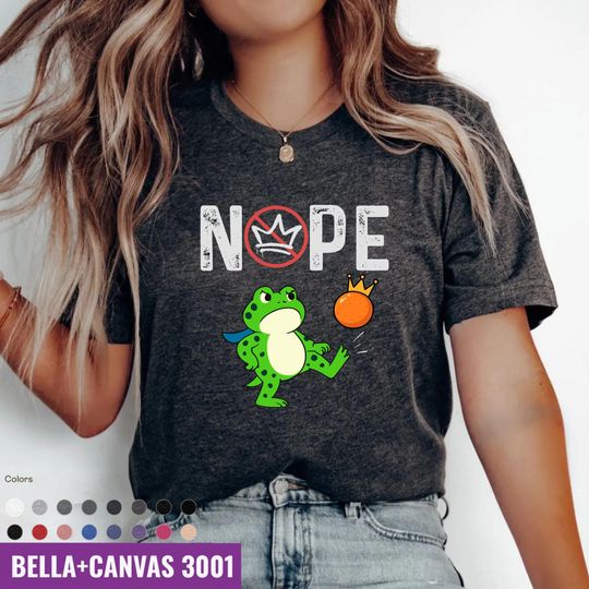 Discover Portland Frog NOPE Meme Tee: Unisex Political T-Shirt